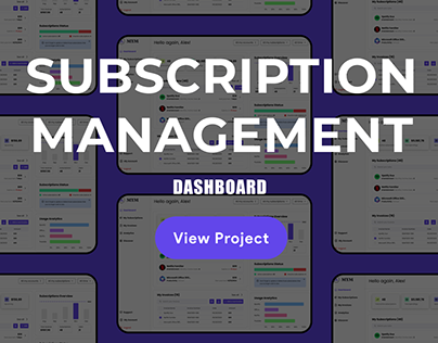 Dashboard - Subscription Management