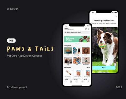 Paws & Tails UI Design