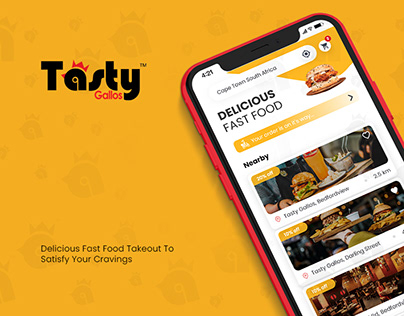 TastyGallos - Mobile App UI