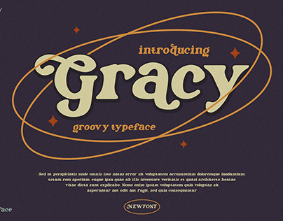 Gracy - Groovy Typeface