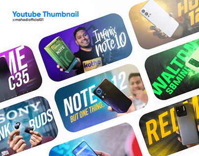 Youtube Thumbnail Design ( For Smartphone Reviews )