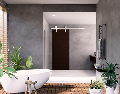 Project thumbnail - Interior Design of a Bathroom