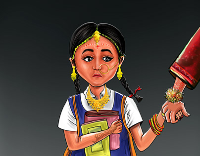 Child Marriage Projects | Photos, videos, logos, illustrations and branding  on Behance