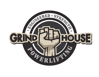 Grind House Fitness. T-Shirt logo