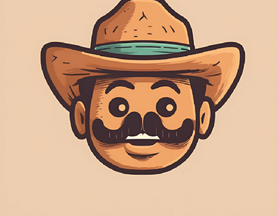 Man with hat logo