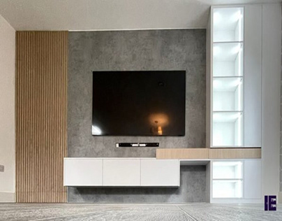 Wall Mounted Modern Media Unit | Inspired Elements