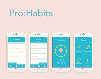 Pro:Habits App, A tool for parents/children with ADHD