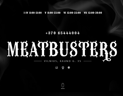 Meatbusters - Landing Page