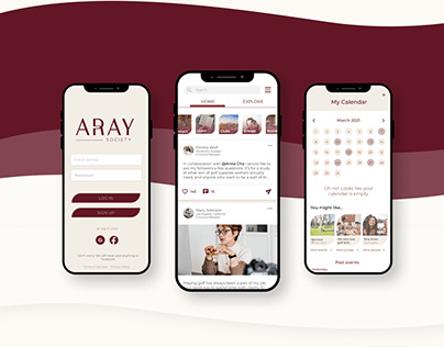Aray Society • UX/UI Design + Stategic Branding