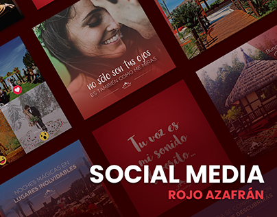 Social Media - Rojo Azafrán