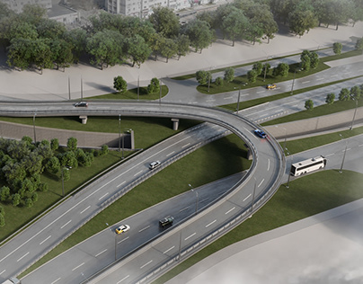 Transport interchange visualization