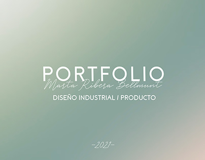 PORTFOLIO DISEÑO INDUSTRIAL / PRODUCTO