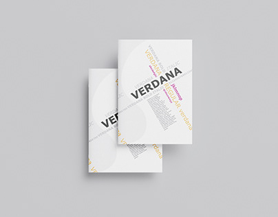 Буклет "Verdana"