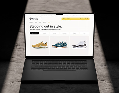 Project thumbnail - Grab It shoes online shop