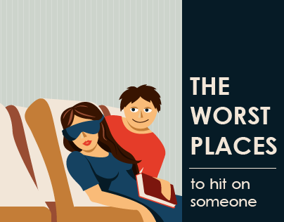 The Worst Places to hit on someone