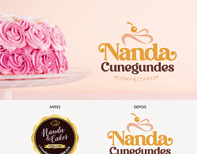 Branding - Nanda Cunegundes Confeitaria