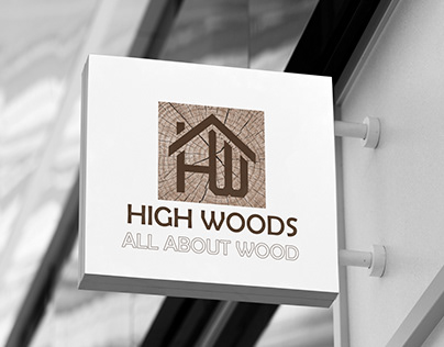 High woods gallery brandig design
