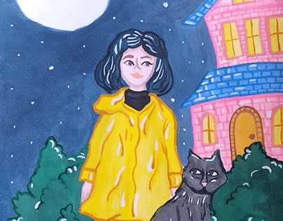 Project thumbnail - Coraline (Recreating Book Illustrations)