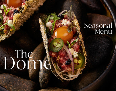 The Dome Seasonal Menu - Food Photography