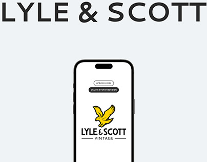 LYLE & SCOTT | E-commerce website redesign