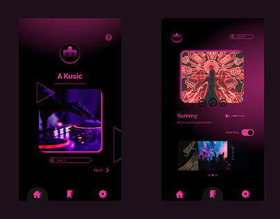 Mobile Design Music Player for android