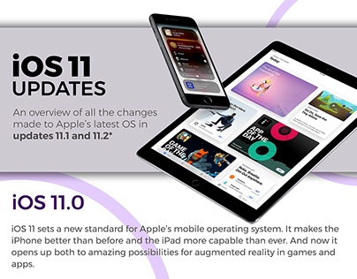 iOS 11 Updates (Infographic)
