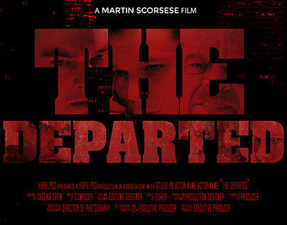 Project thumbnail - The Departed Poster