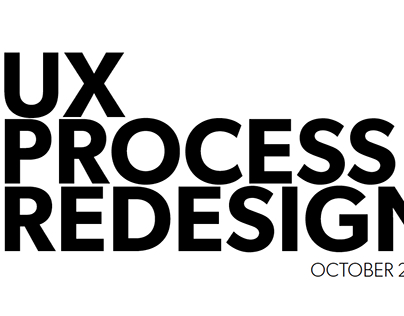 UX PROCESS REDESIGN | AGILE
