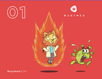 Busymed Visual Identity Campaign