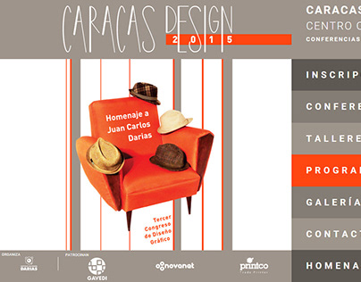 Caracas Design 2015 web and social media design
