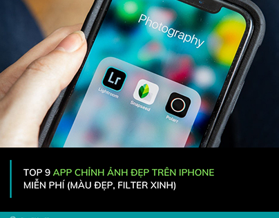 Top 9 app chỉnh ảnh đẹp trên iphone miễn phí