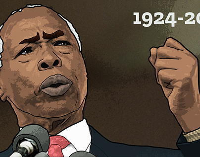The Late President Moi (vector art)