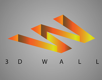 3D wall logo