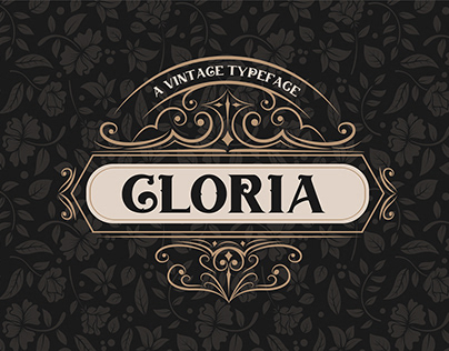 Gloria- A vintage typeface