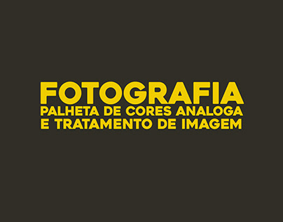 FOTOS COM PALHETA DE CORES ANALOGA