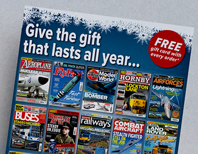 Christmas Subscription Offer A5 Flyer Design