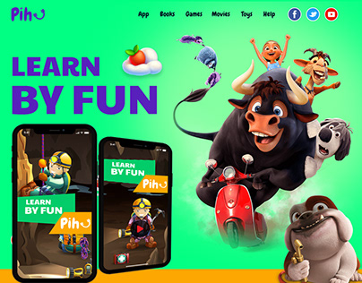 Learn By Fun - Mobile App & Website Design for Kids