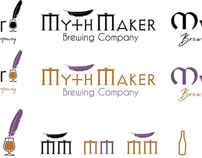 Branding Concepts for Mythmaker Brewing