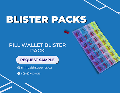 Pill Wallet Blister Pack at Wholesale Prices
