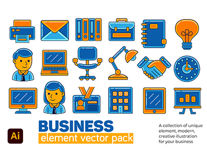 Business Element Vector Pack