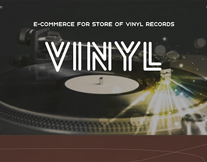 E-commerce for store of vinyl records