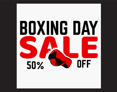 boxing day sell template design