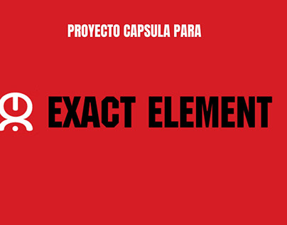 FOLLETO TRIPTICO PROYECTO CAPSULA- EXACT ELEMENT