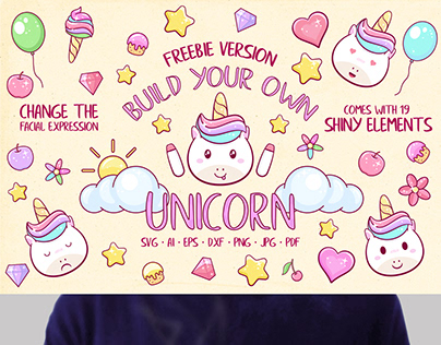 Build Your Own Unicorn Scene Creator - Freebie Version