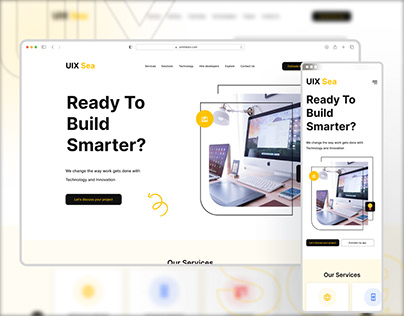 Software House Responsive Website UI/UX Design