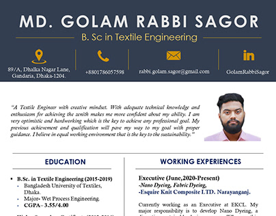 CV Golam Rabbi Sagor