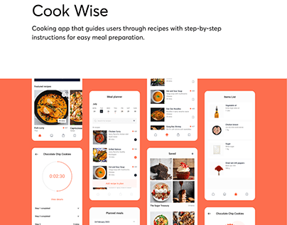 UI UX Case Study for Cooking App