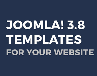 Joomla 3.8 templates for Your website