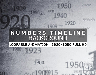 Numbers Timeline Background 1