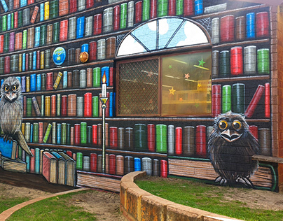 West Greenwood Library Mural Additions